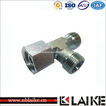 Hydraulik-Adapter-Lauf-T-Stück Fittings mit Schwenkmutter (CD)